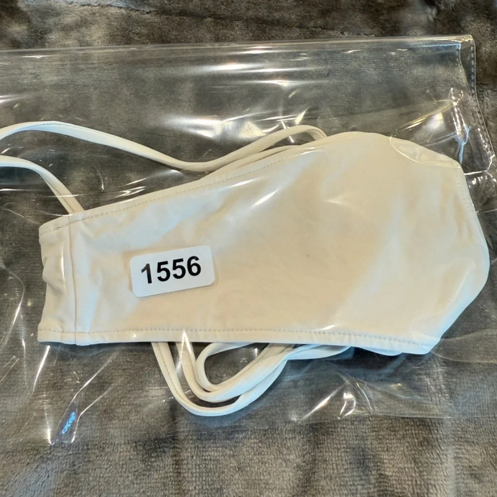 New! Frankie’s Bikinis Tia String Bikini Bottom White 31556